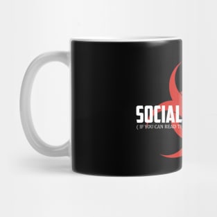 Socially Distant Tshirt Mug